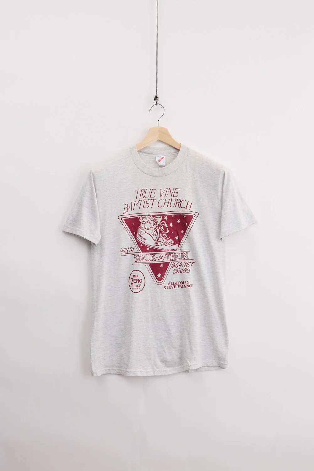 80's Church Walk-A-Thon Running Tee (L)