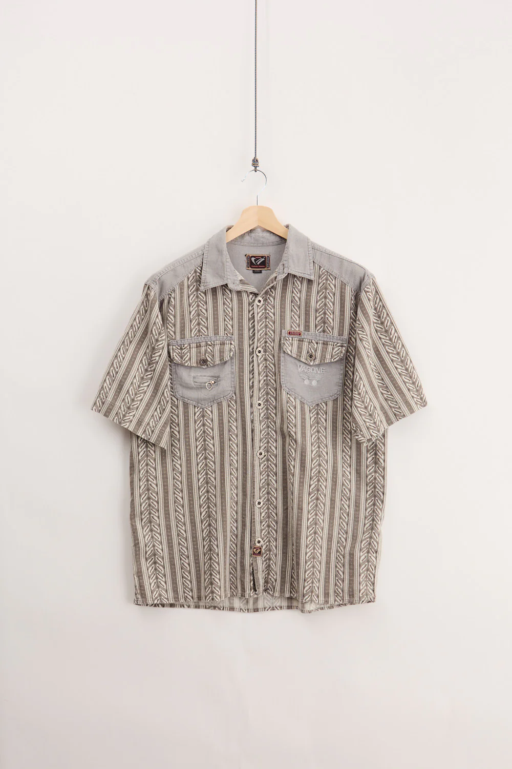 Heavy Textured Short Sleeve Shirt (XL)