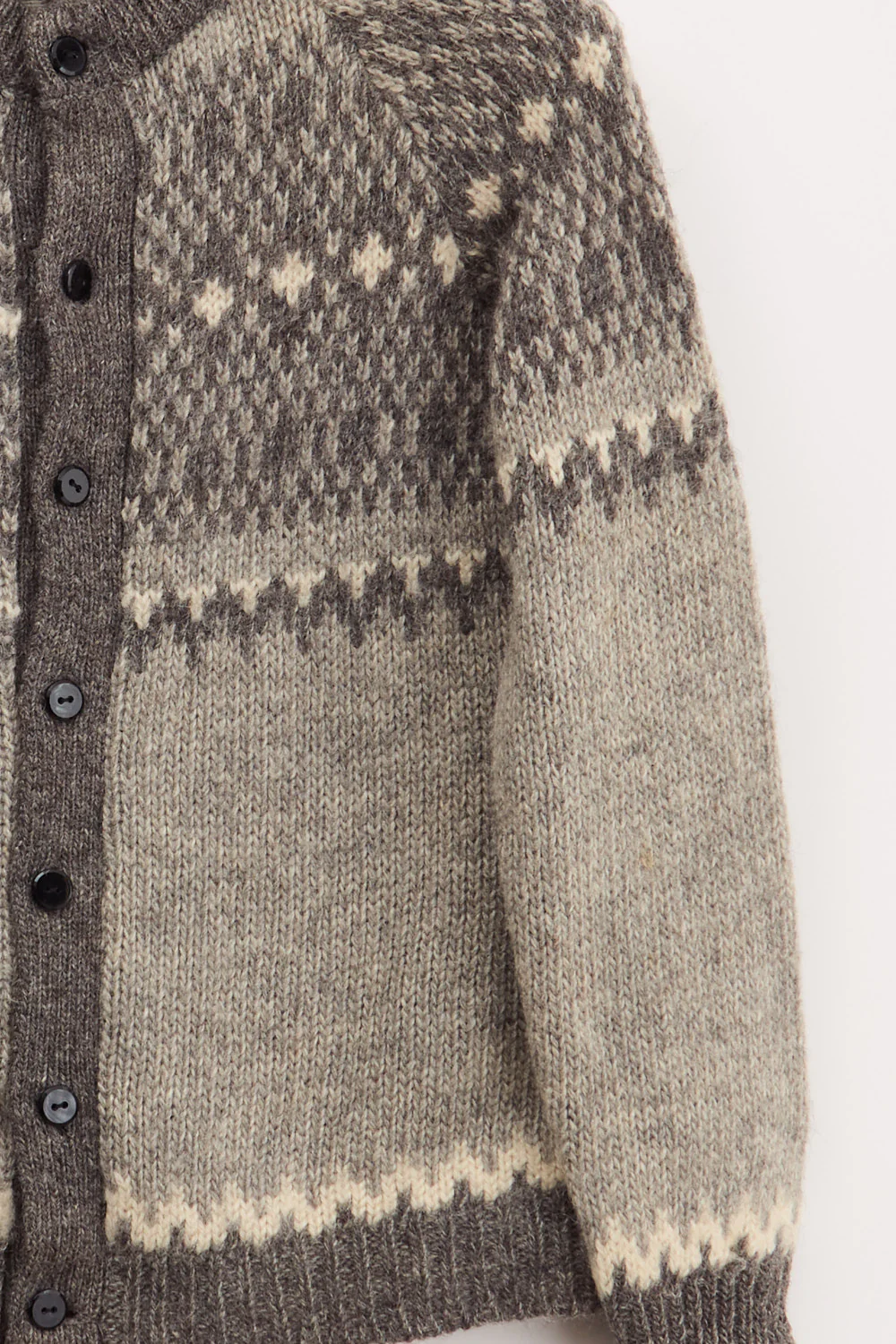 Vintage Knit Cardigan (S) - Image 2