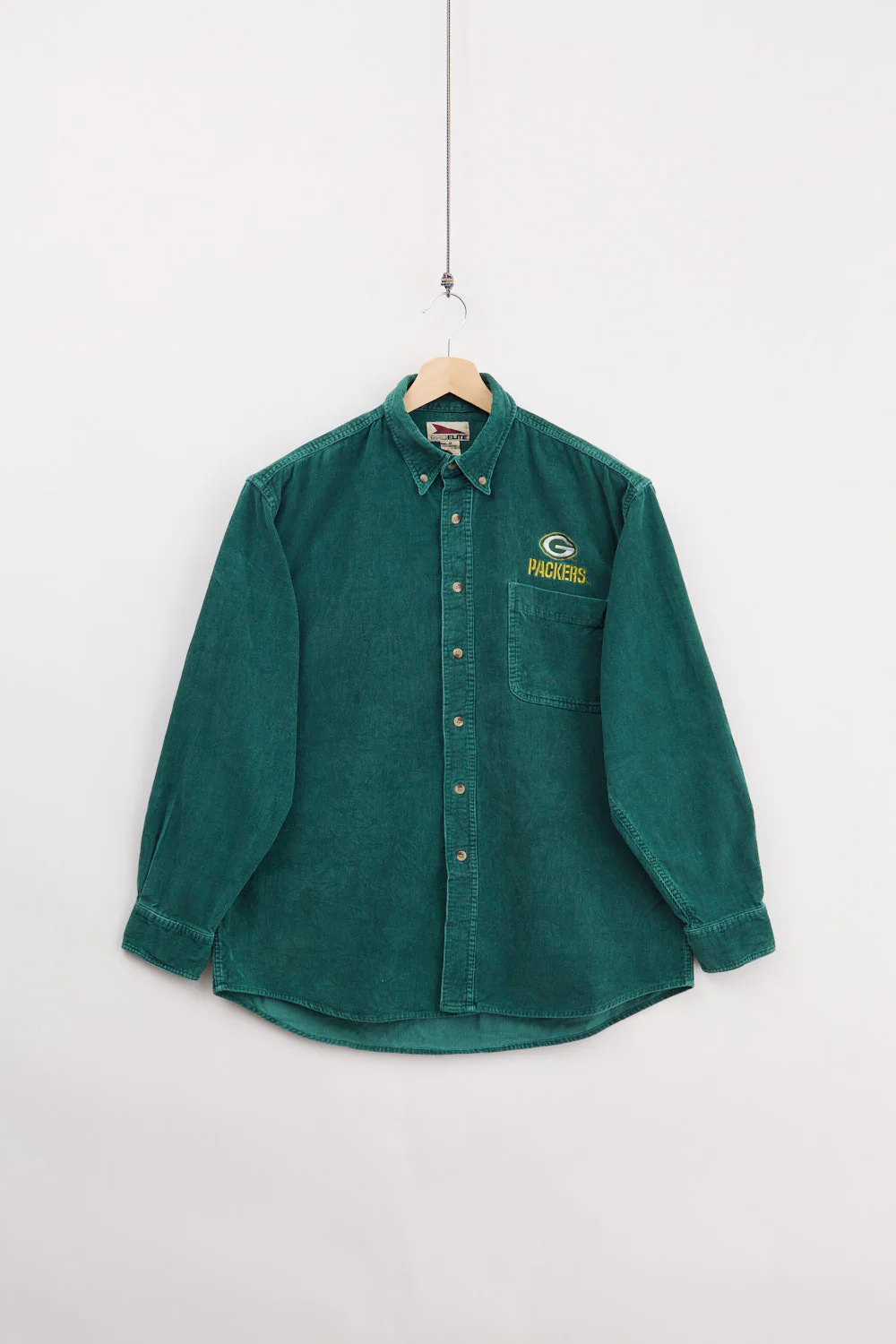 Green Bay Packers Corduroy Shirt (M)