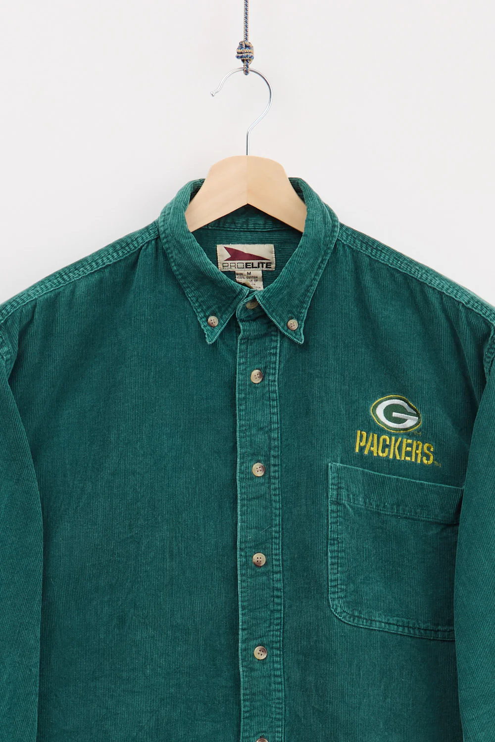 Green Bay Packers Corduroy Shirt (M) - Image 2