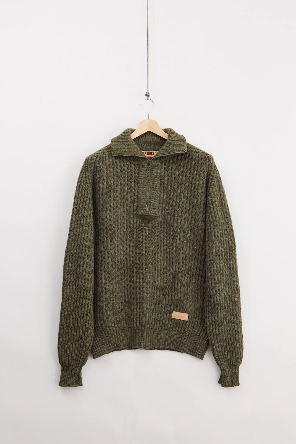 Traditional Scottish Knitted Half Zip (XL)