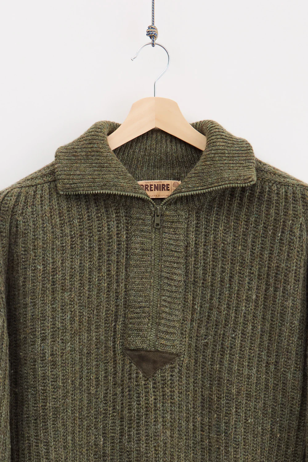 Traditional Scottish Knitted Half Zip (XL) - Image 2