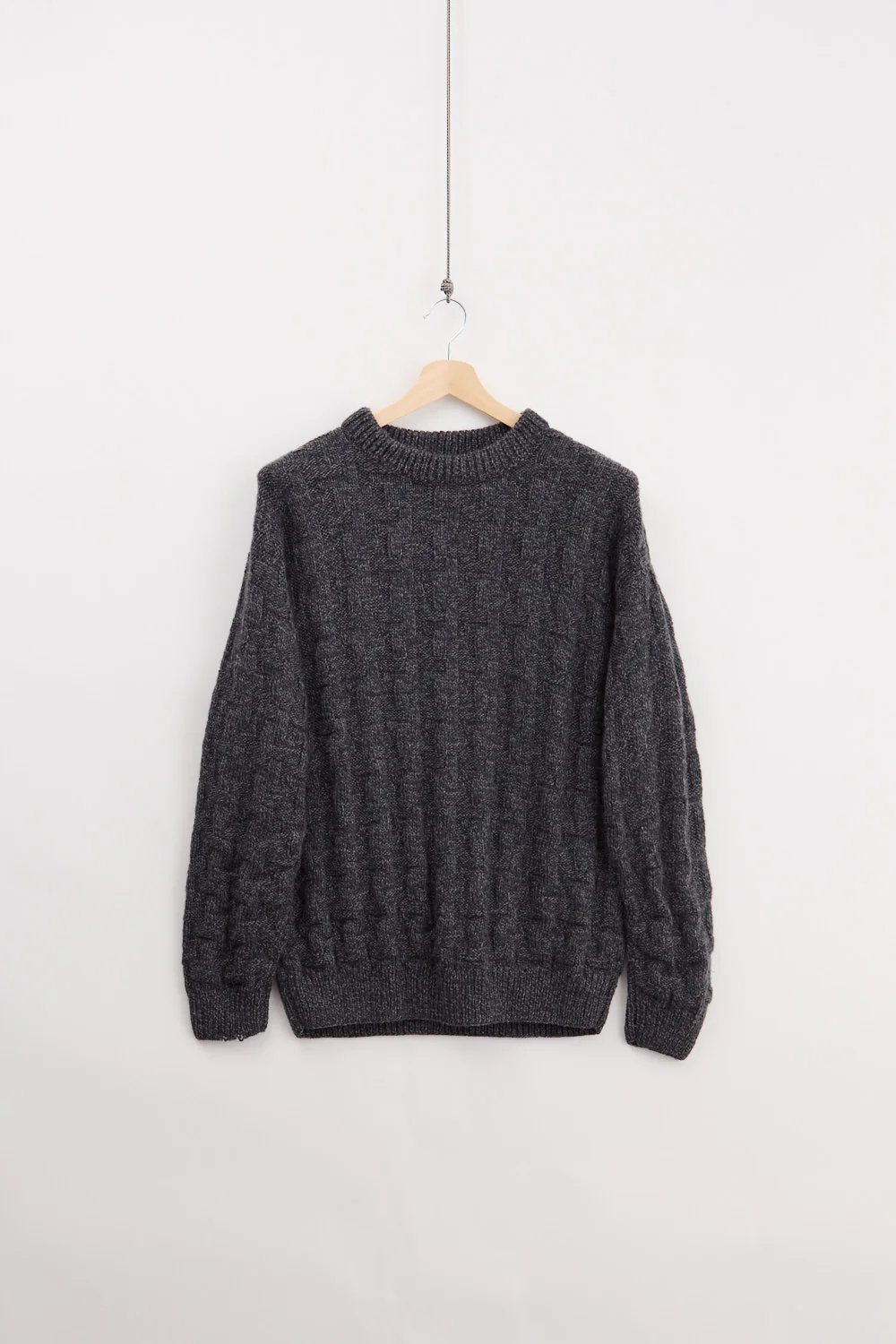 Traditional Irish Aran Knit (L)