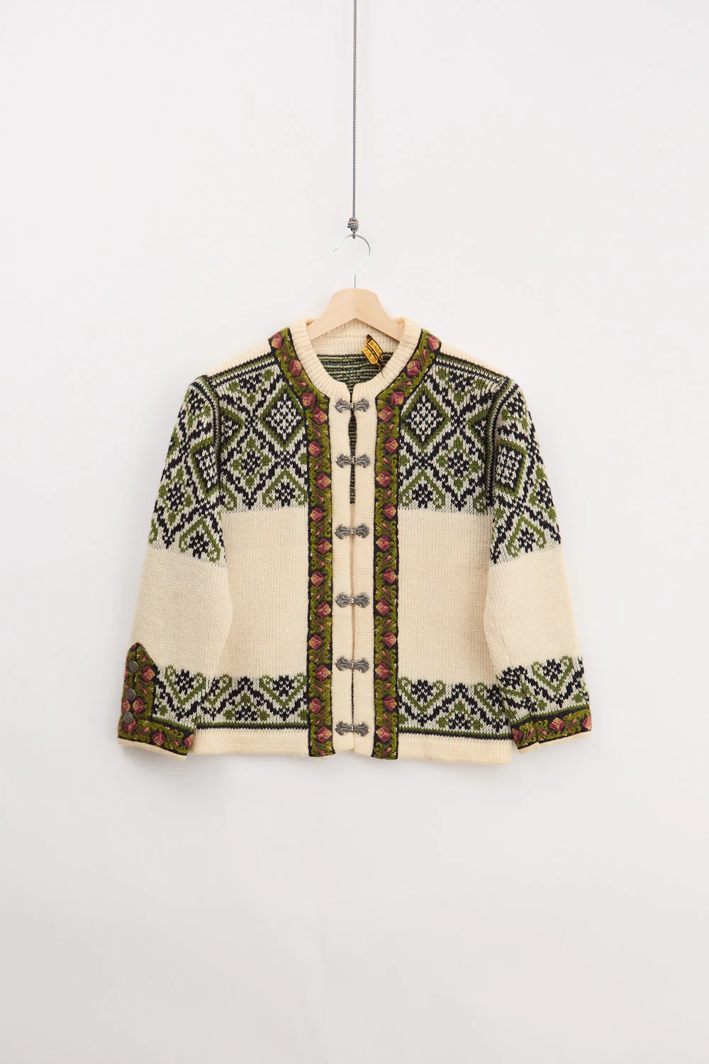 80's Nordstrikk Traditional Knitted Cardigan (XS)