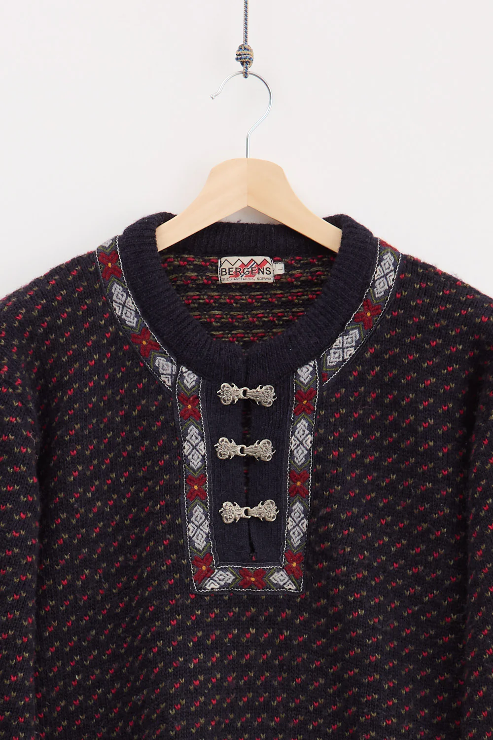 80's Bergens Traditional Knit (L) - Image 2