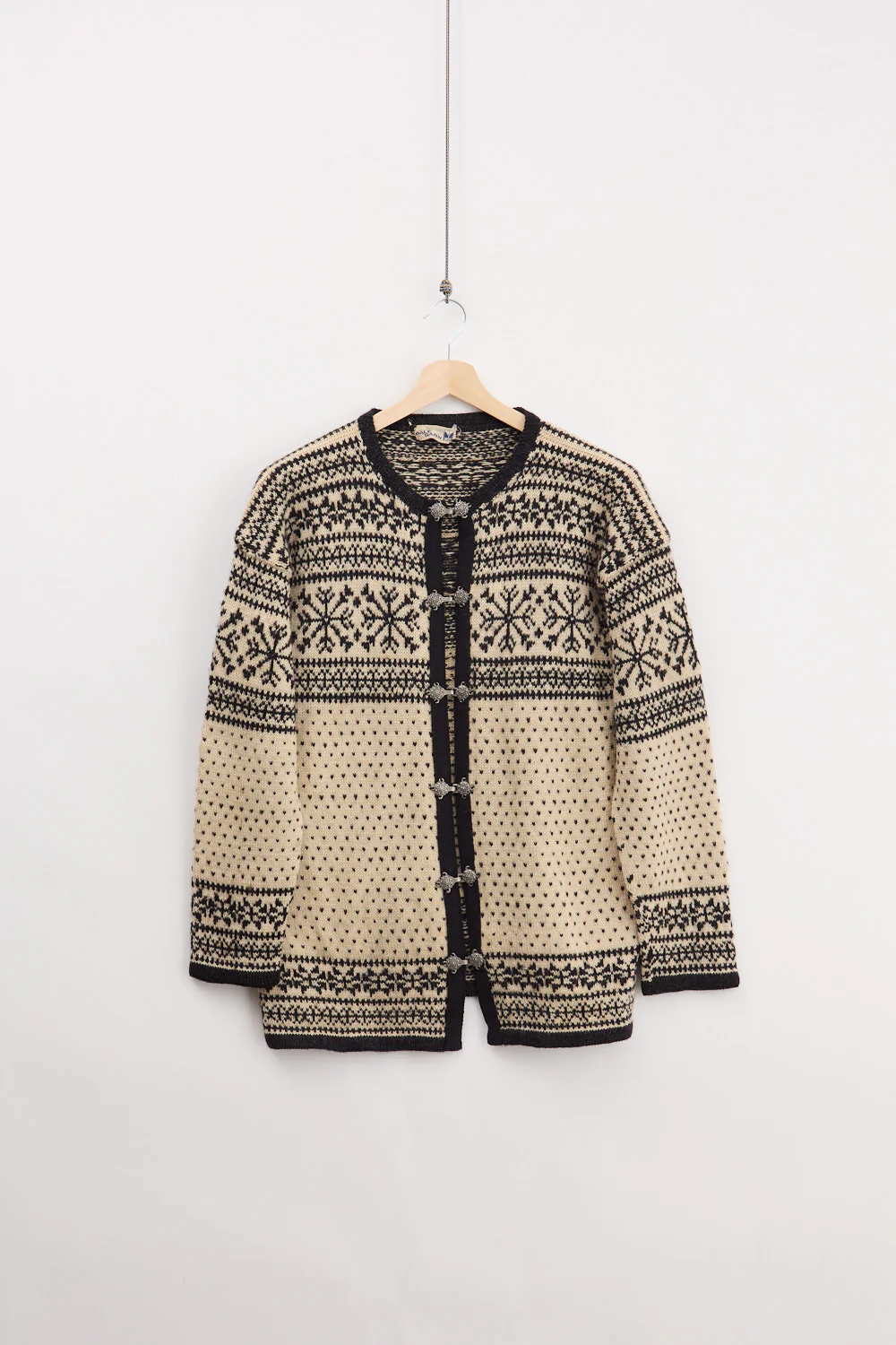 60's Dale of Norway Traditional Knitted Cardigan (L)
