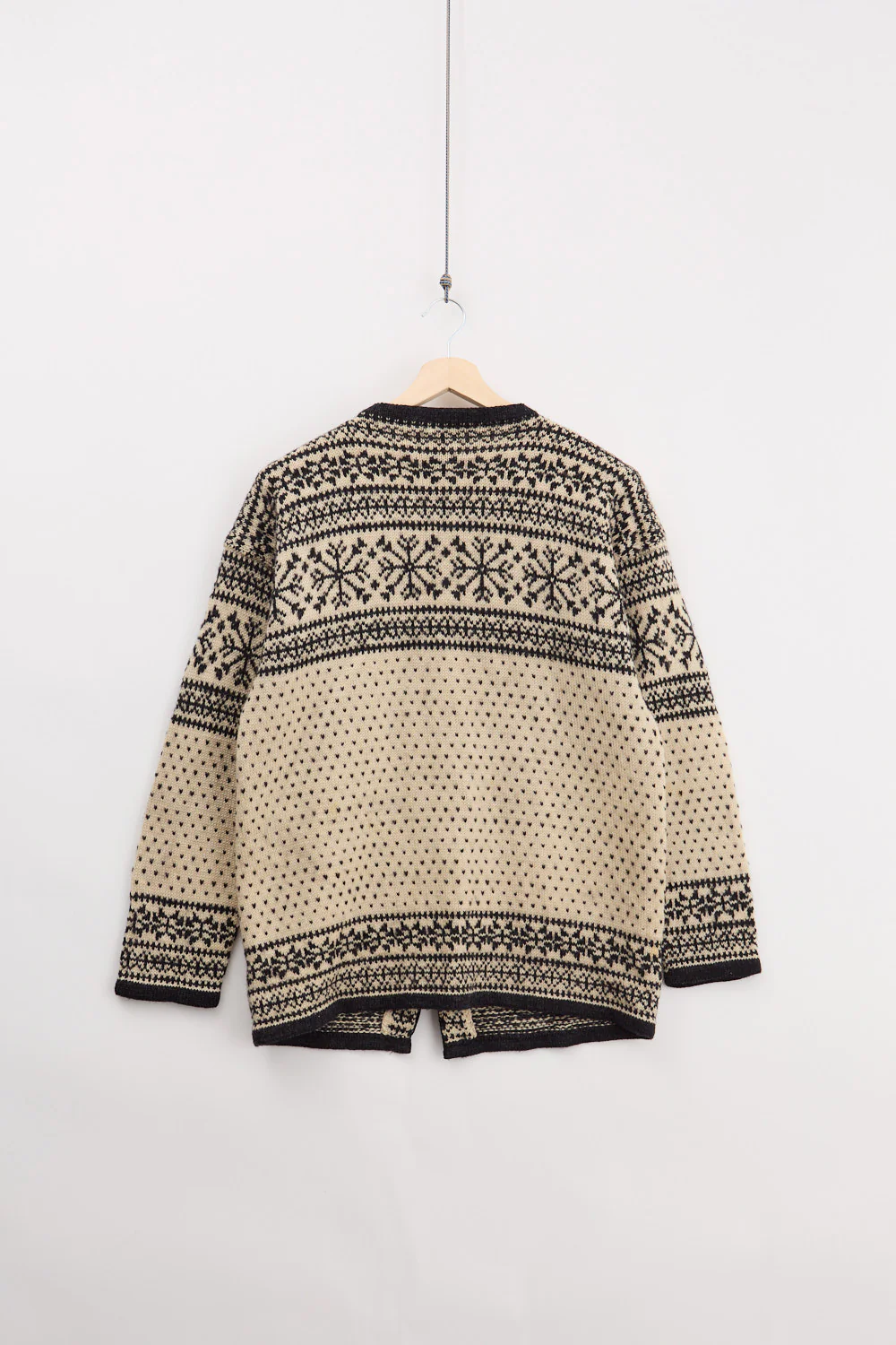 60's Dale of Norway Traditional Knitted Cardigan (L) - Image 2
