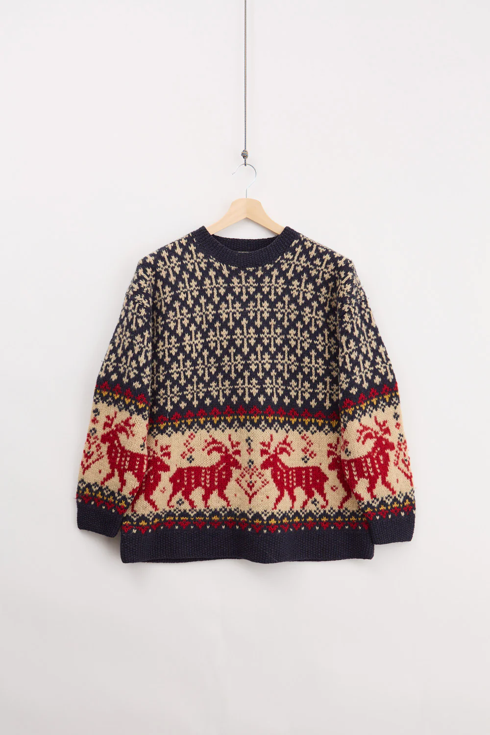 Eddie Bauer Traditional Norwegian Knit  (L)