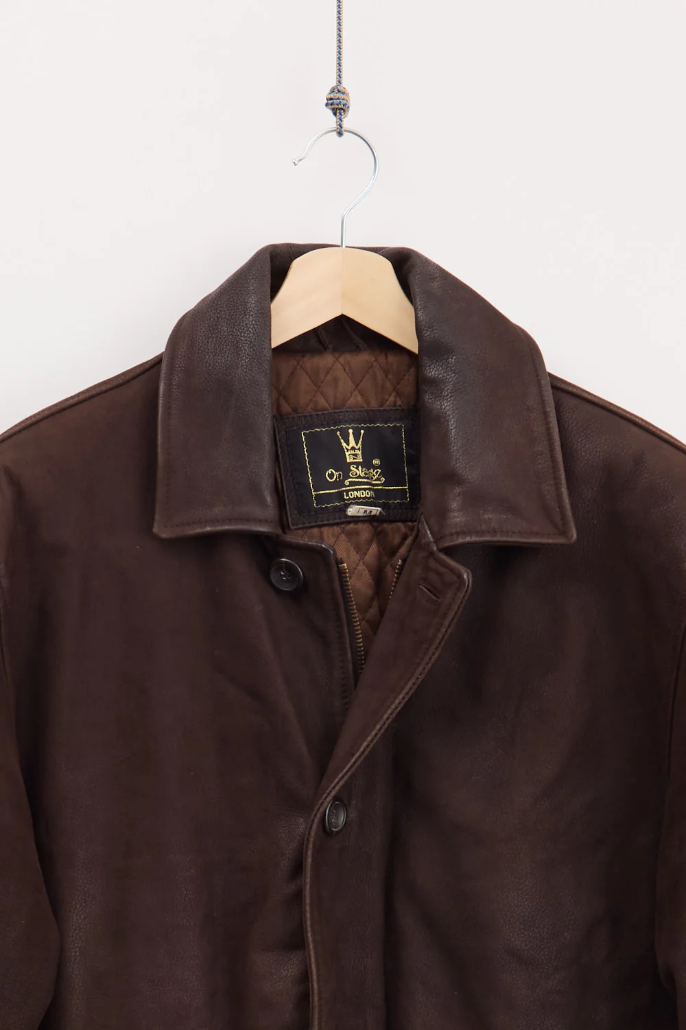 Numbuck Leather Car Coat (M) - Image 3