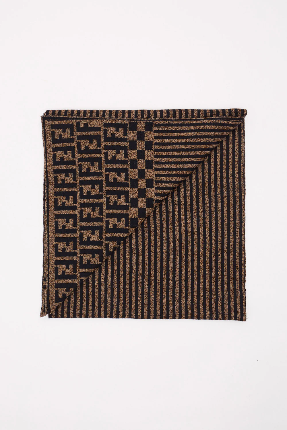 Fendi Striped Logo Scarf (OneSize) - Image 2