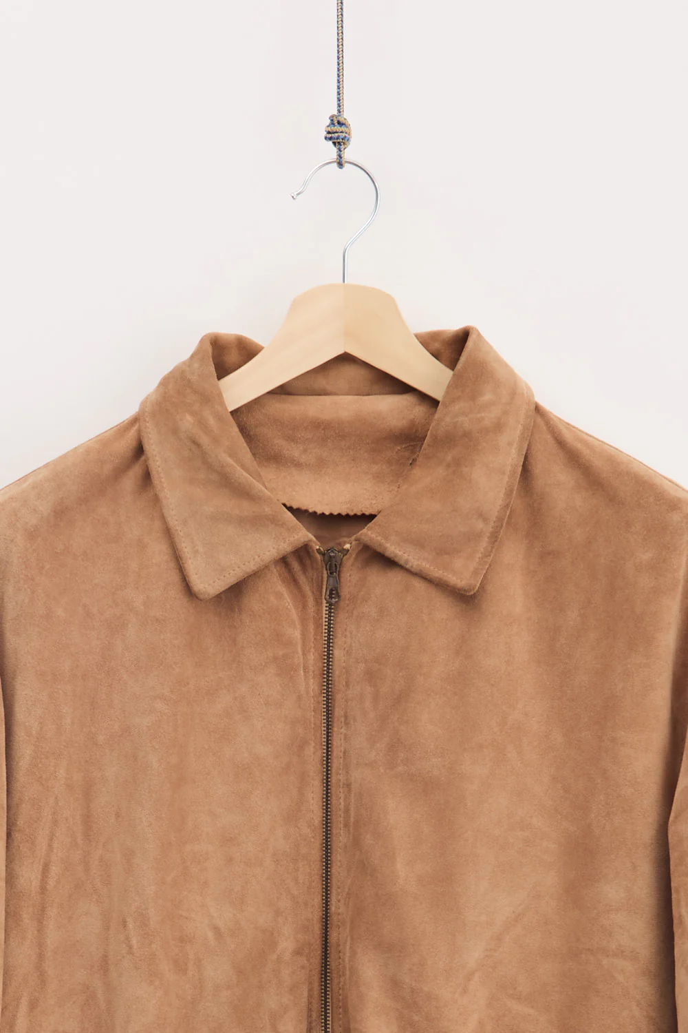 Suede Leather Jacket (L) - Image 3