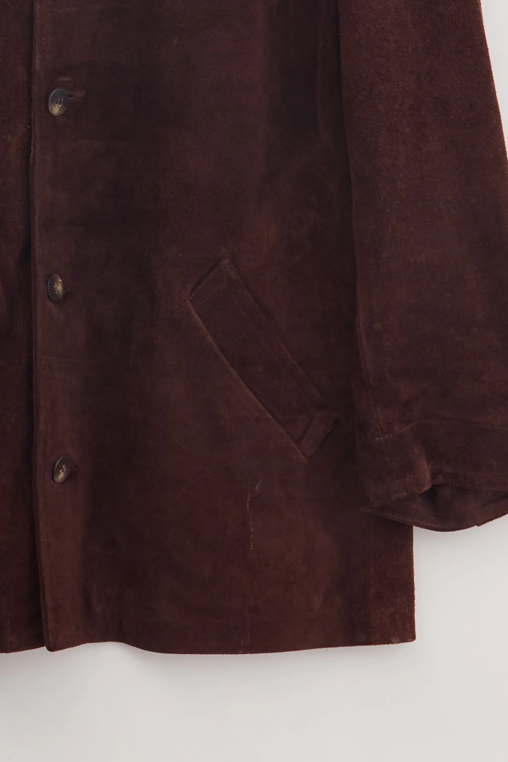 Suede Leather Jacket (L) - Image 3