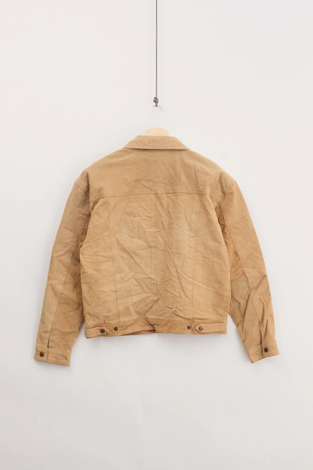 Suede Leather Jacket (S) - Image 2