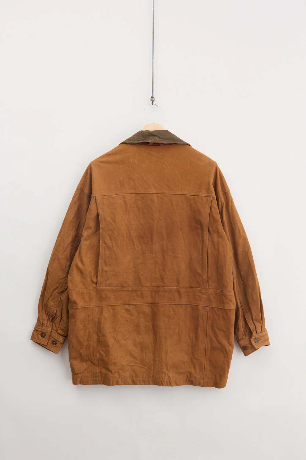 Timberland Heavyweight Numbuck Leather Jacket (L) - Image 2