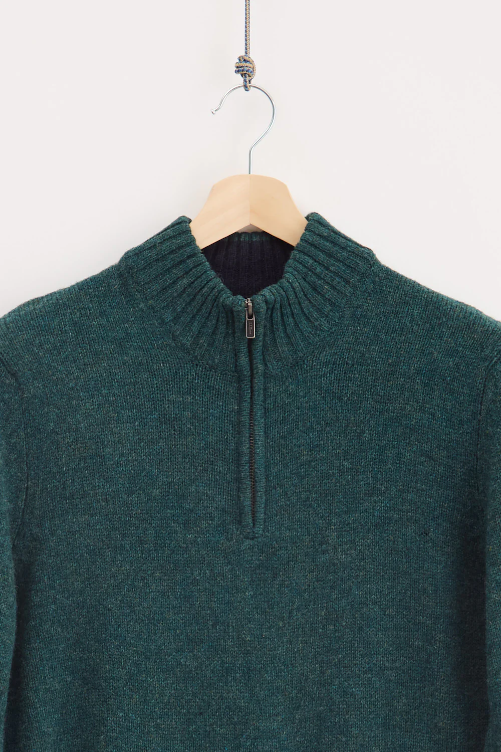 L.L. Bean Halfzip Knit Sweater (M) - Image 3