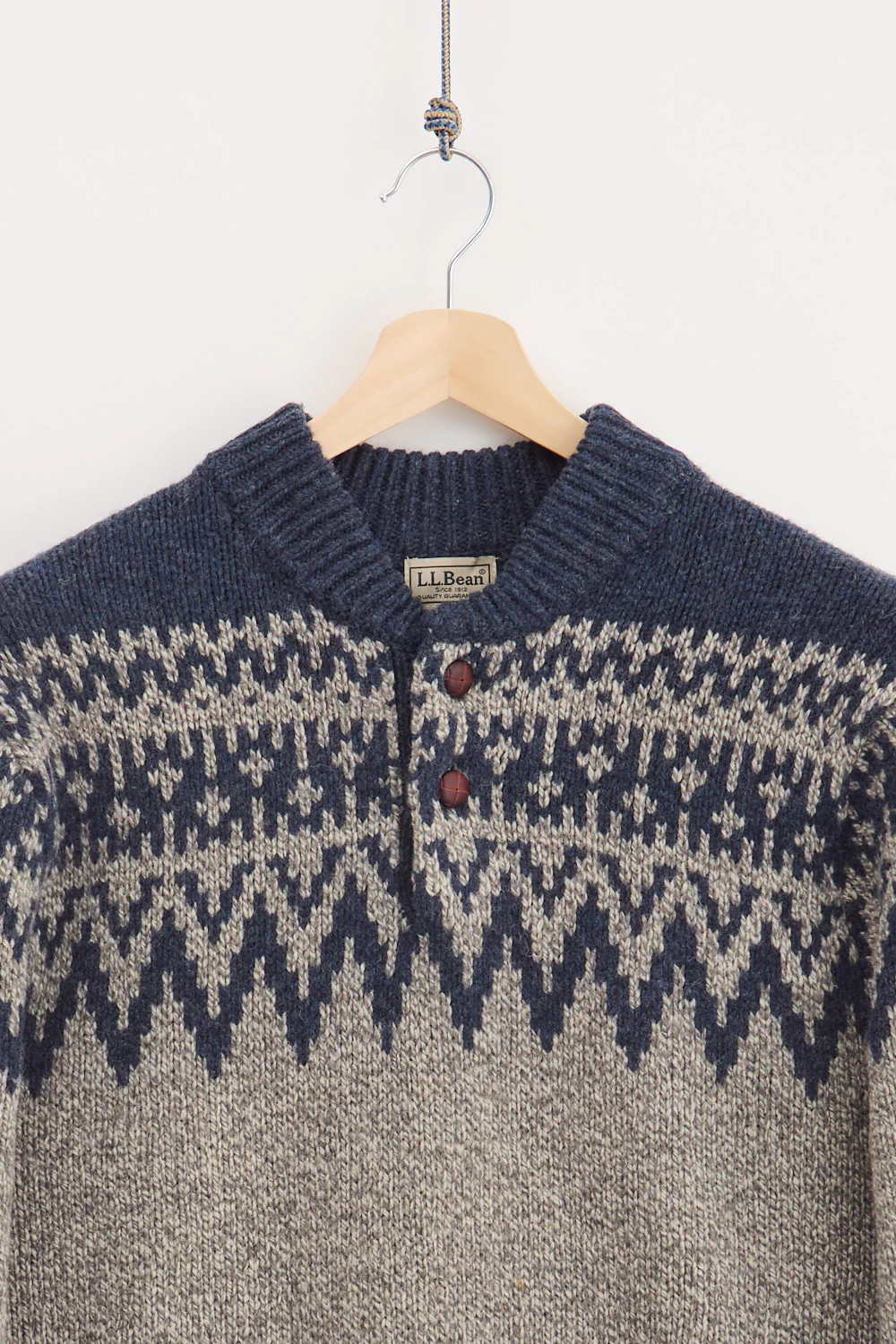 L.L. Bean Half Knit Sweater (M) - Image 2