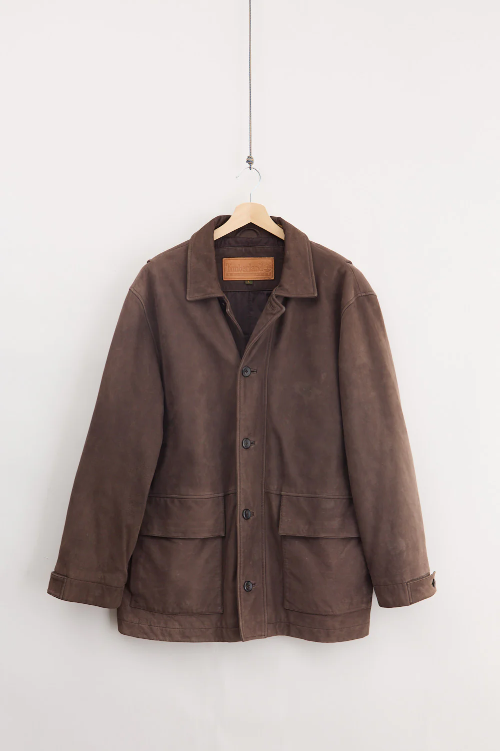 Timberland Heavyweight Numbuck Leather Jacket (L)