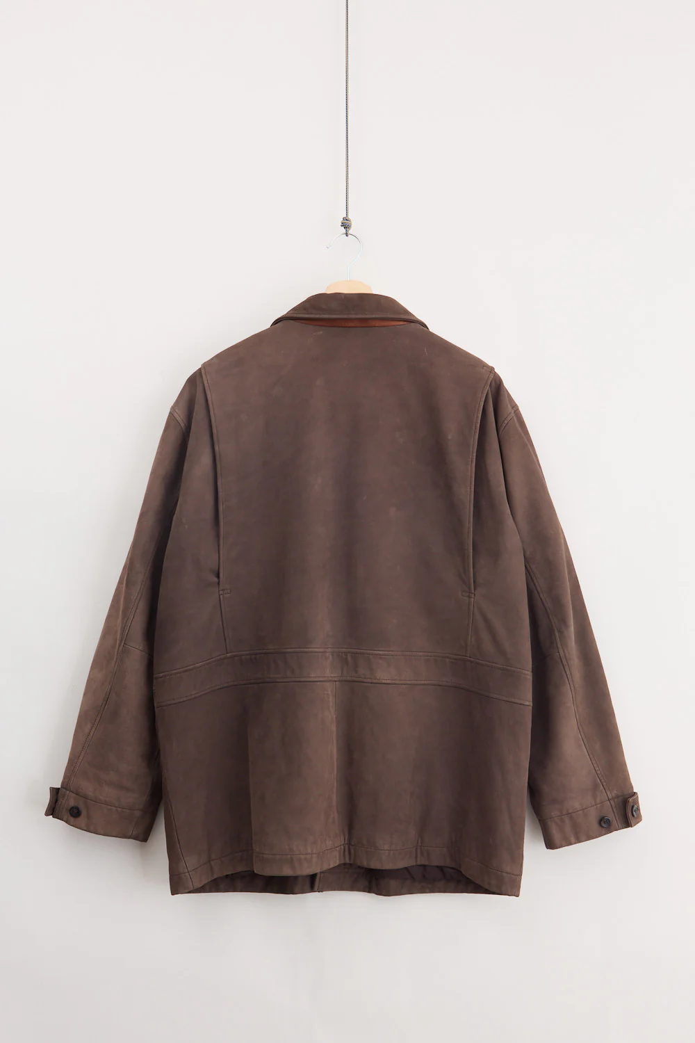 Timberland Heavyweight Numbuck Leather Jacket (L) - Image 2