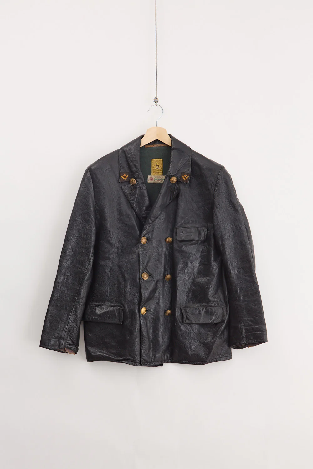 1950's Swedish State Railways Leather Jacket (M)