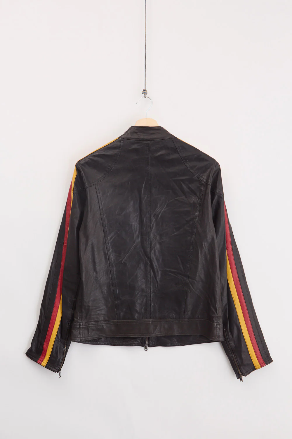 Leather Racing Jacket (M) - Image 3