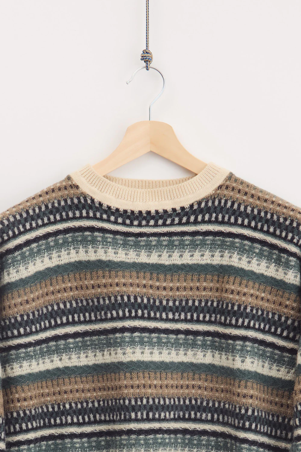 Vintage Wool Knit Sweater (S) - Image 2