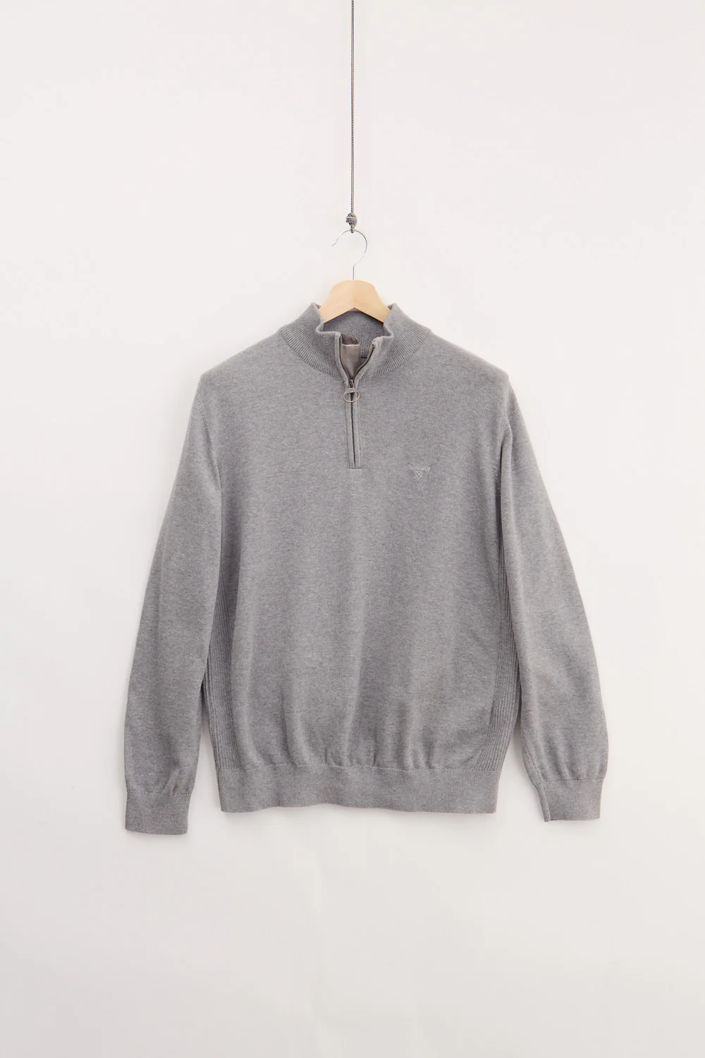 Barbour Quarter Zip Sweater (XL)