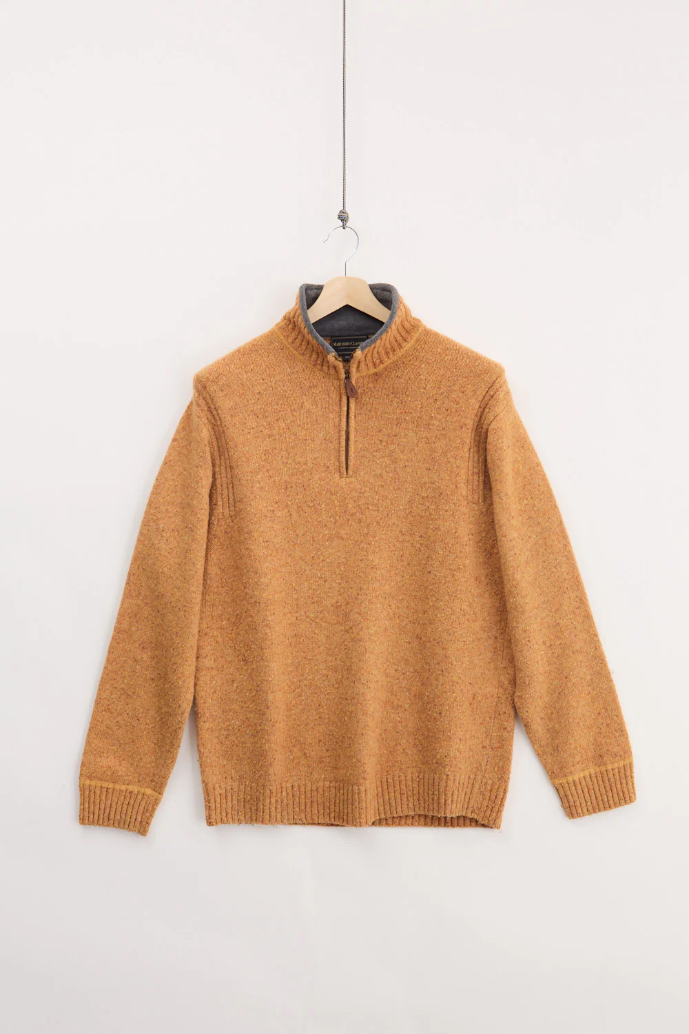 Marlboro Classics Wool Knit Quarter Zip (XL)