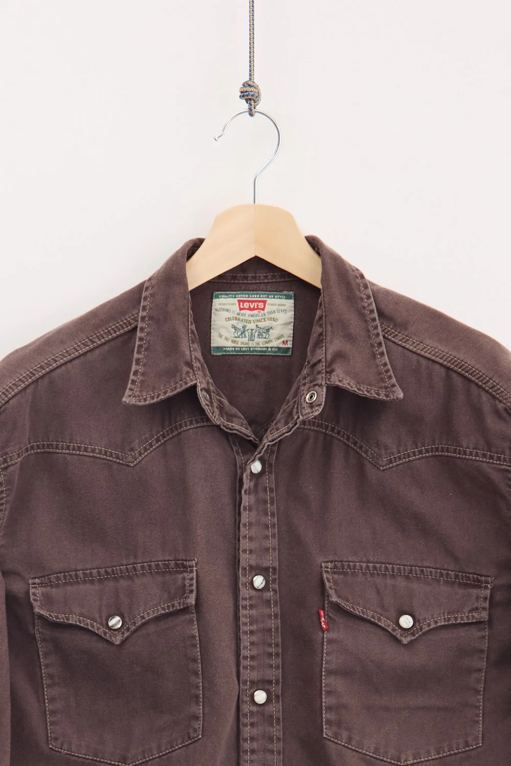 Levi's Western Denim Shirt (M) - Image 2