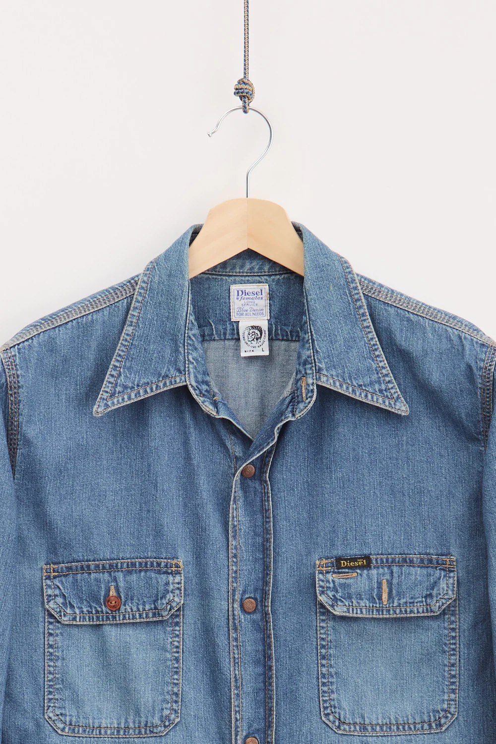 Diesel Women's Denim Shirt (L) - Image 2