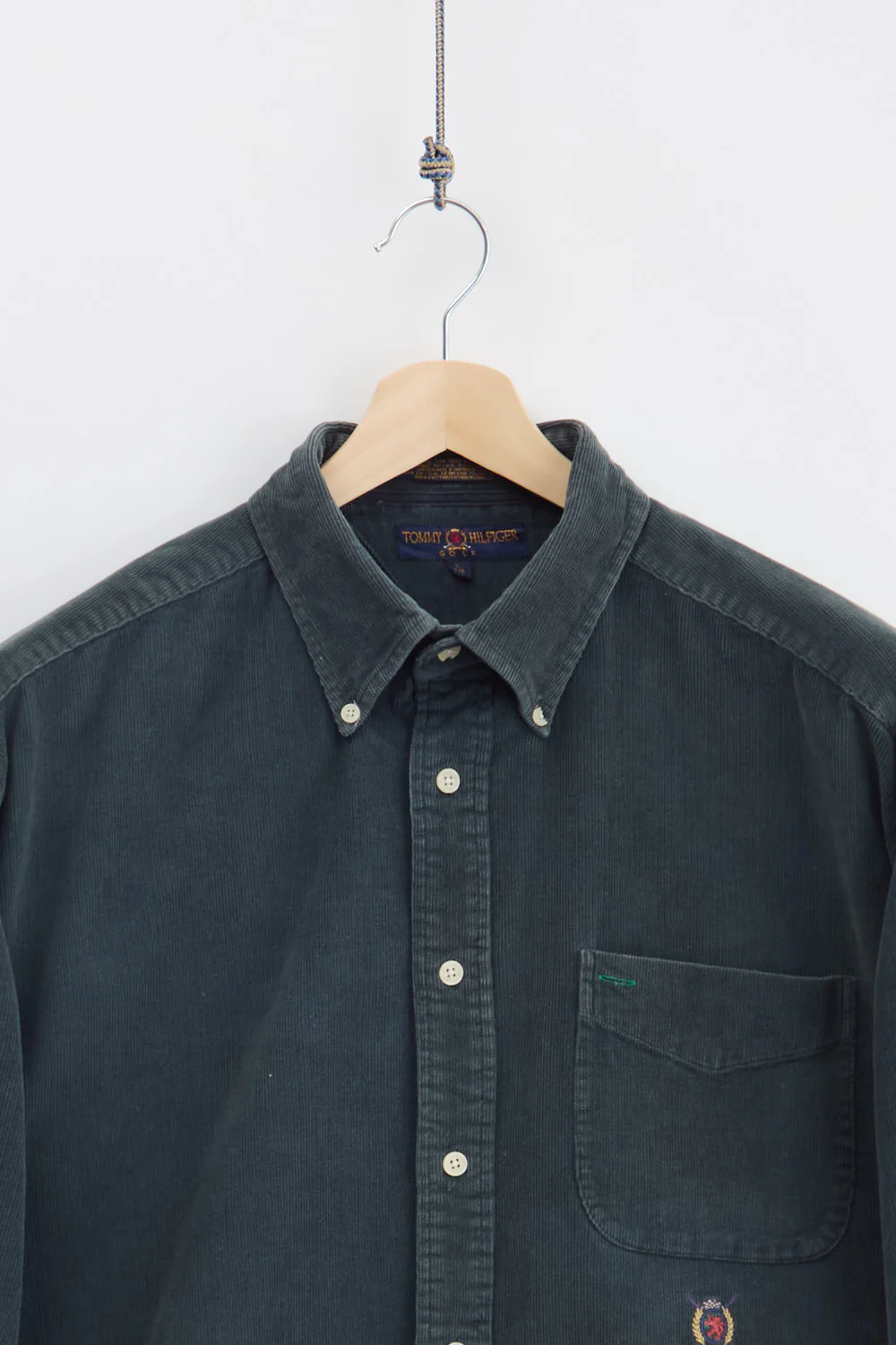 90's Tommy Hilfiger Golf Corduroy Shirt (L) - Image 2