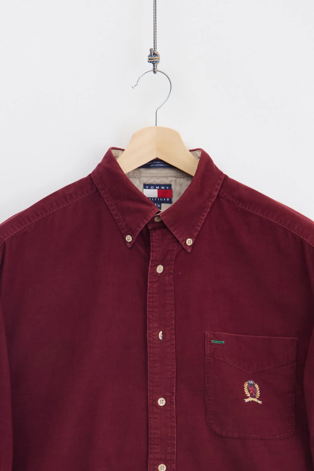90's Tommy Hilfiger Corduroy Shirt (M) - Image 2