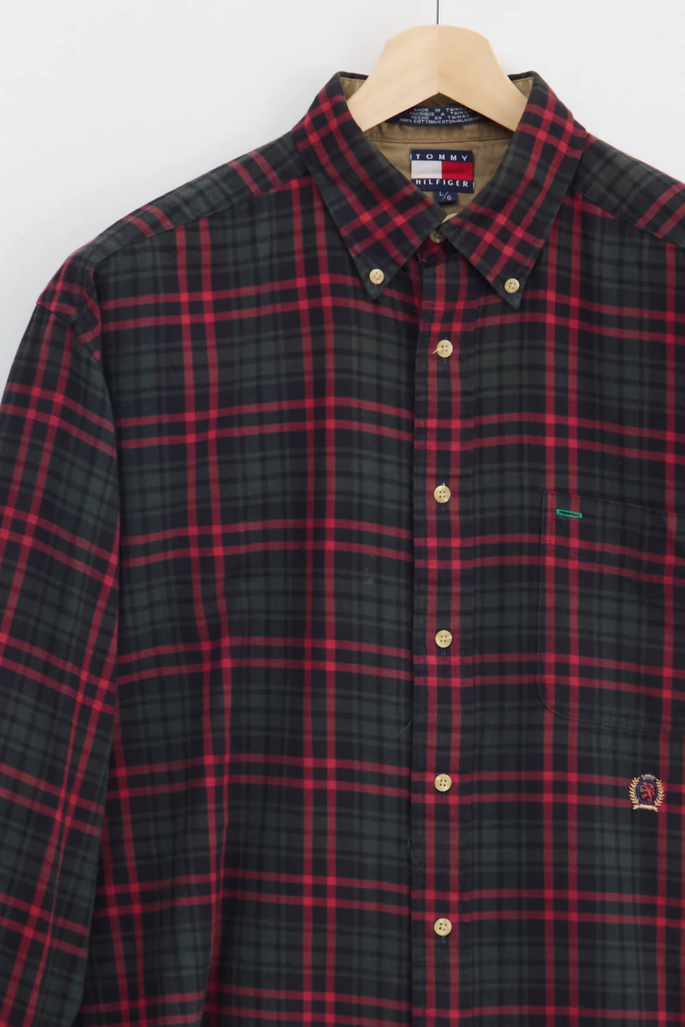 90's Tommy Hilfiger Shirt (L) - Image 2