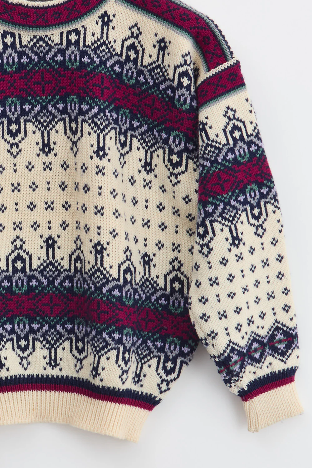 90's Dale of Norway Traditional Wool Knit (M) - Image 2