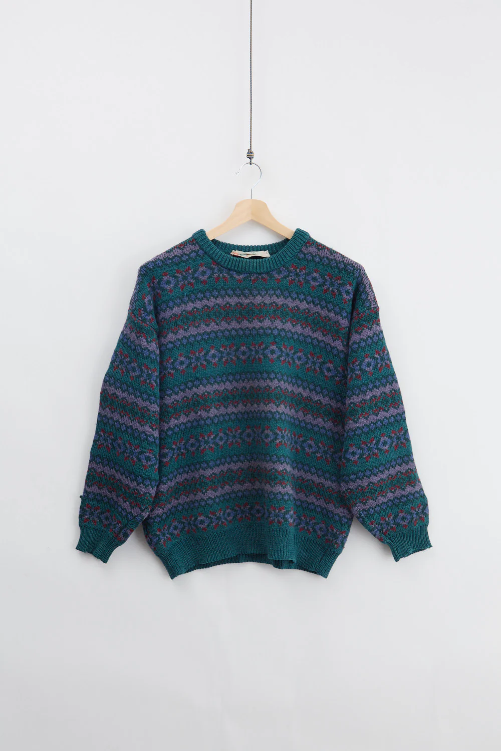 Traditional Aran Wool Knit (L)