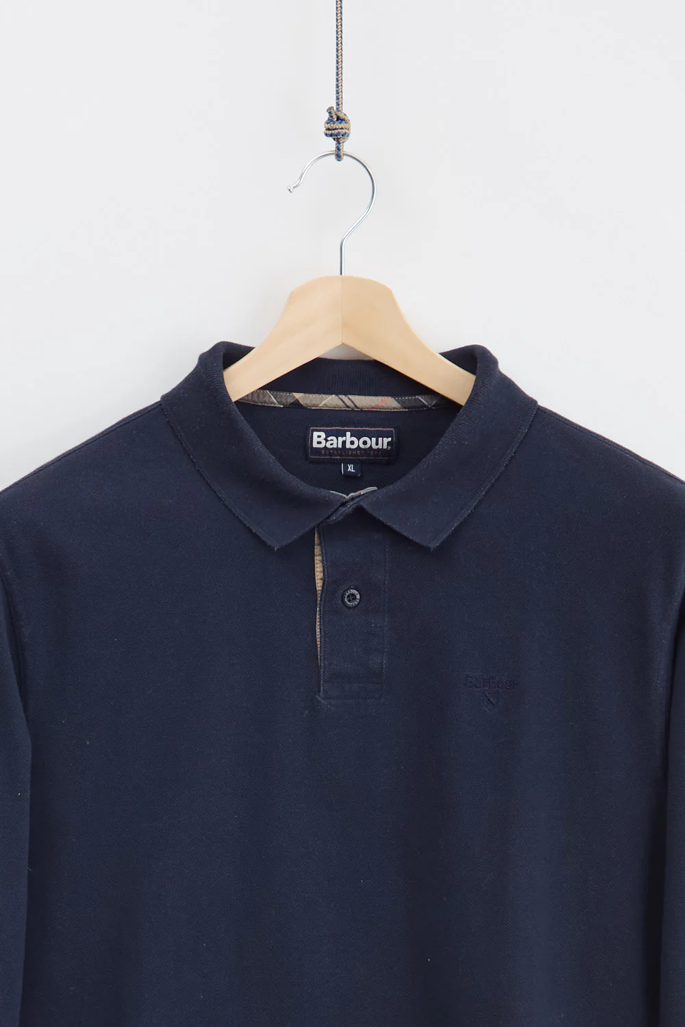 Barbour Longsleeve Polo Pique (XL) - Image 2
