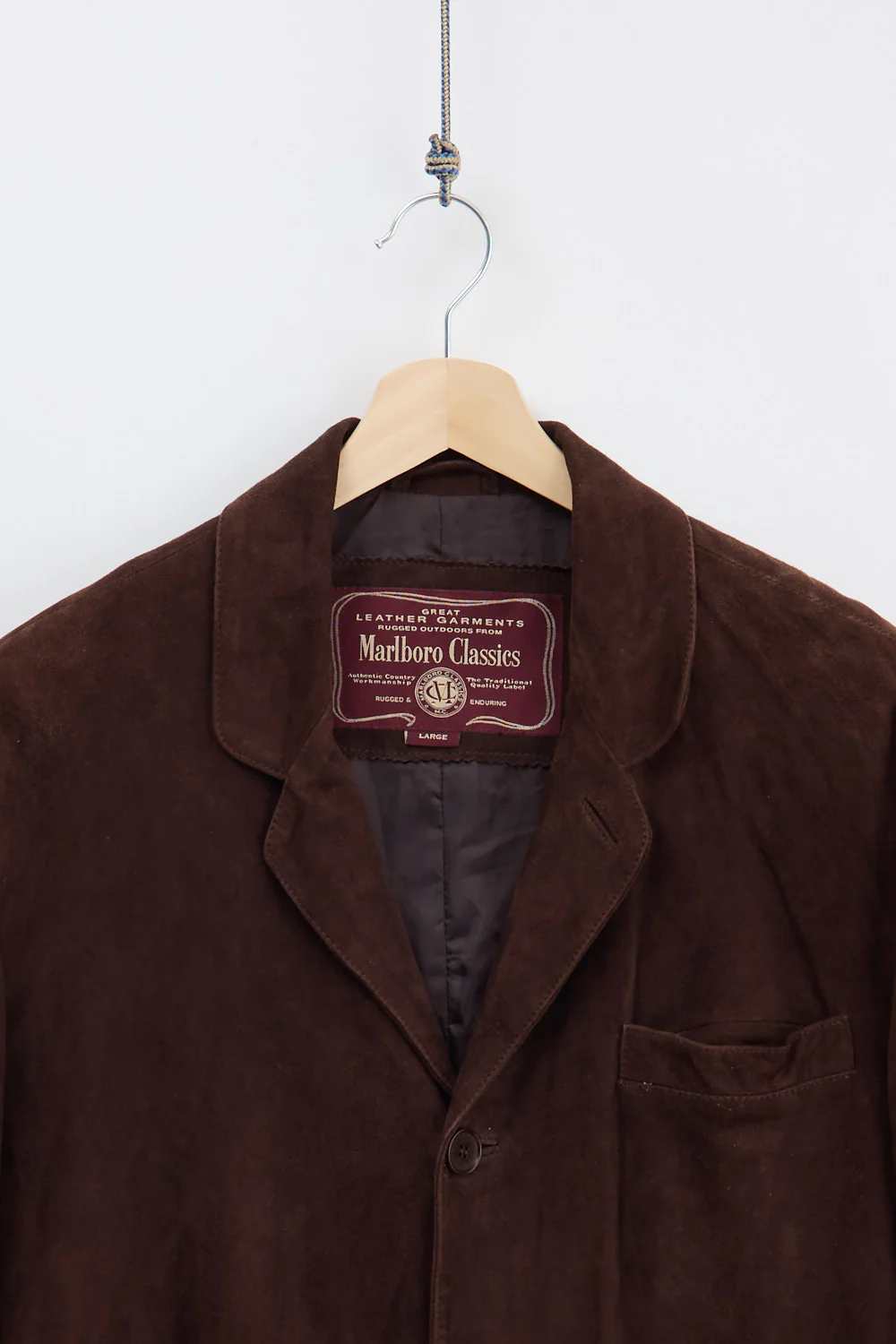 90's Marlboro Classics Suede Jacket (L) - Image 3