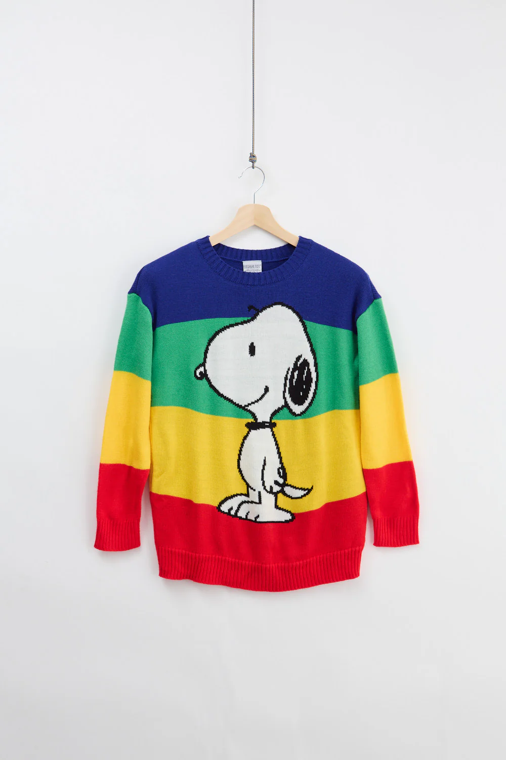 Peanuts Snoopy Rainbow Knit Sweater (S)
