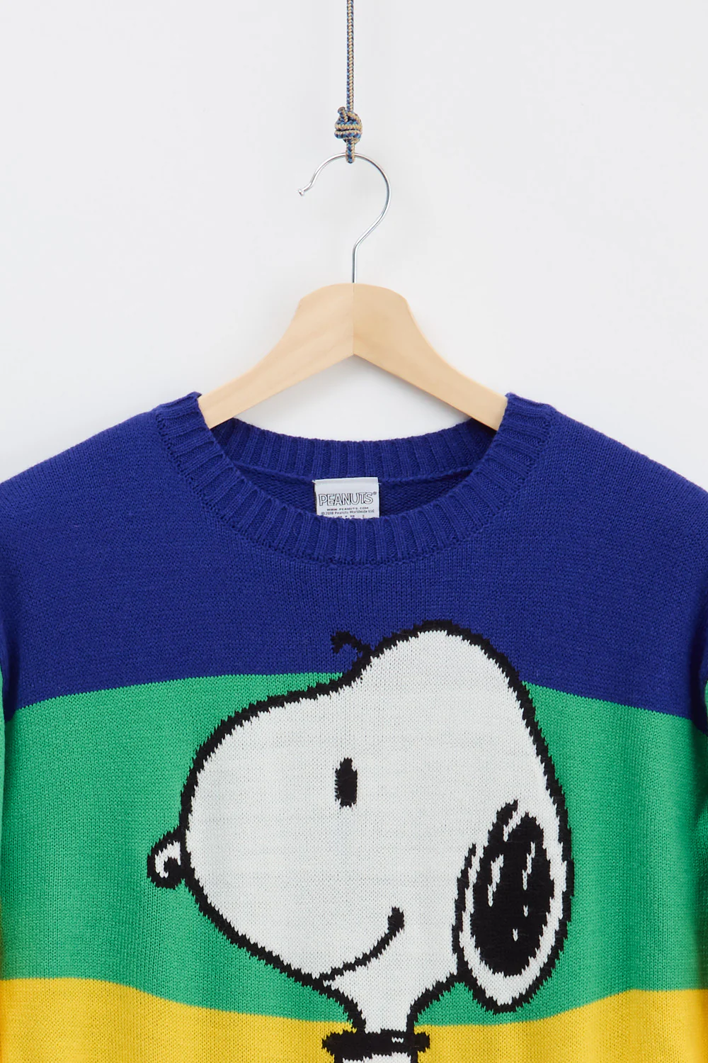 Peanuts Snoopy Rainbow Knit Sweater (S) - Image 2
