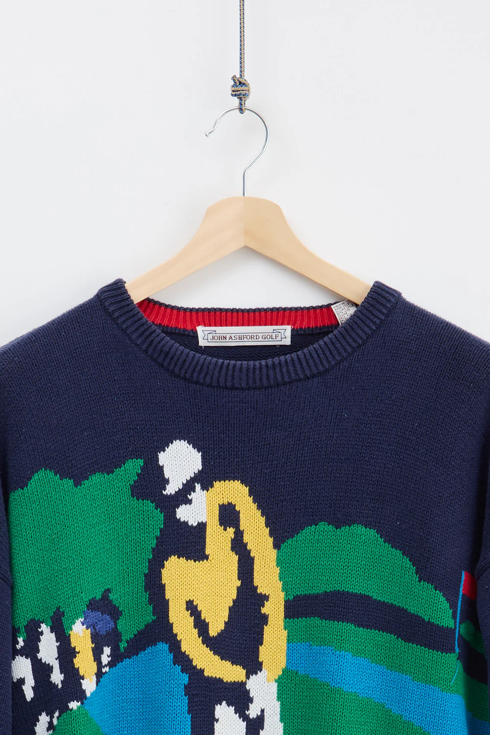 90's John Ashford Golf Knit Sweater (XL) - Image 3