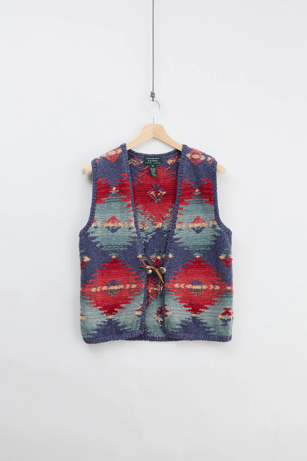 Lauren By Ralph Lauren Hand Knit Cardigan (XL)