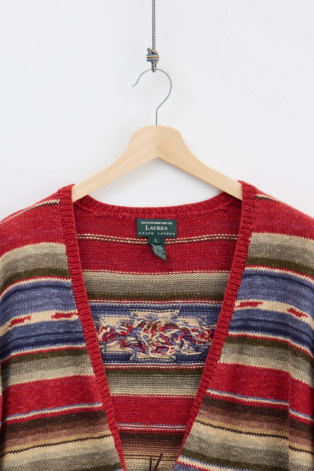 Lauren By Ralph Lauren Hand Knit Cardigan (L) - Image 3