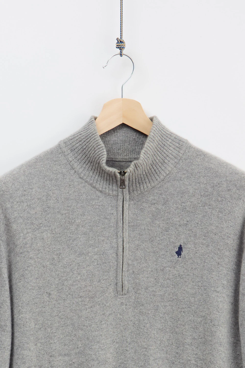 00's Marlboro Classics Cashmere Quarter Zip (XL) - Image 3