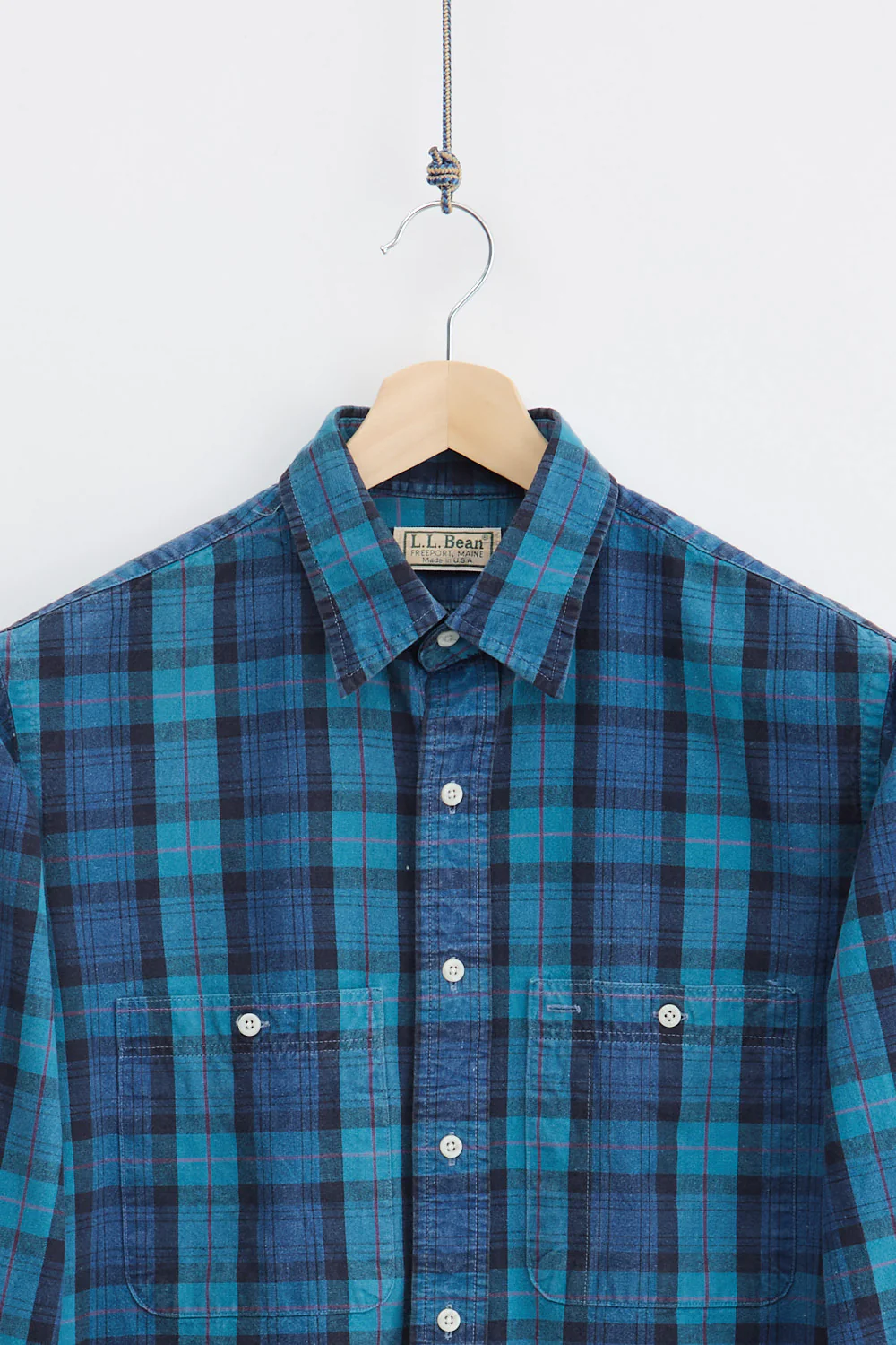 90's L.L. Bean Flannel Shirt (M) - Image 2