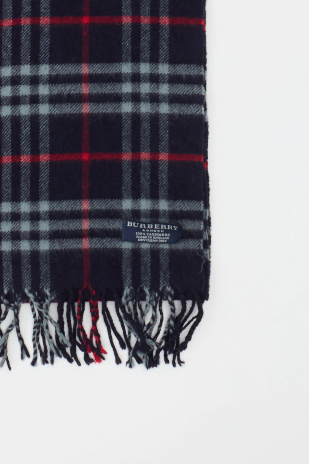 90's Burberry Cashmere Scarf (OneSize) - Image 3
