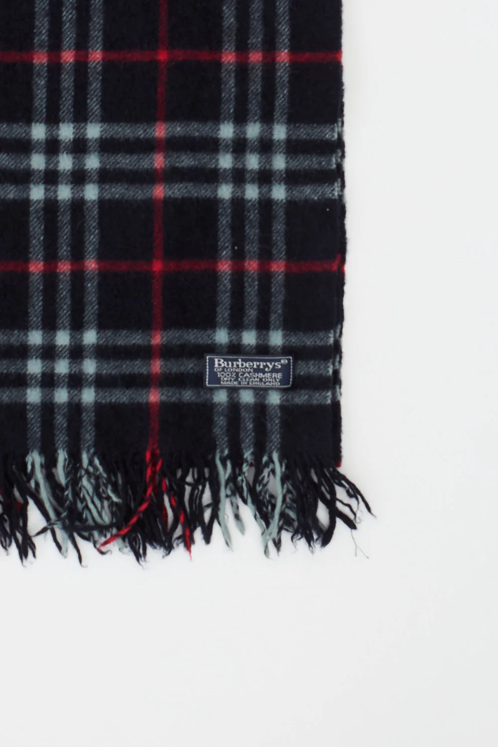 90's Burberry Cashmere Scarf (OneSize) - Image 3
