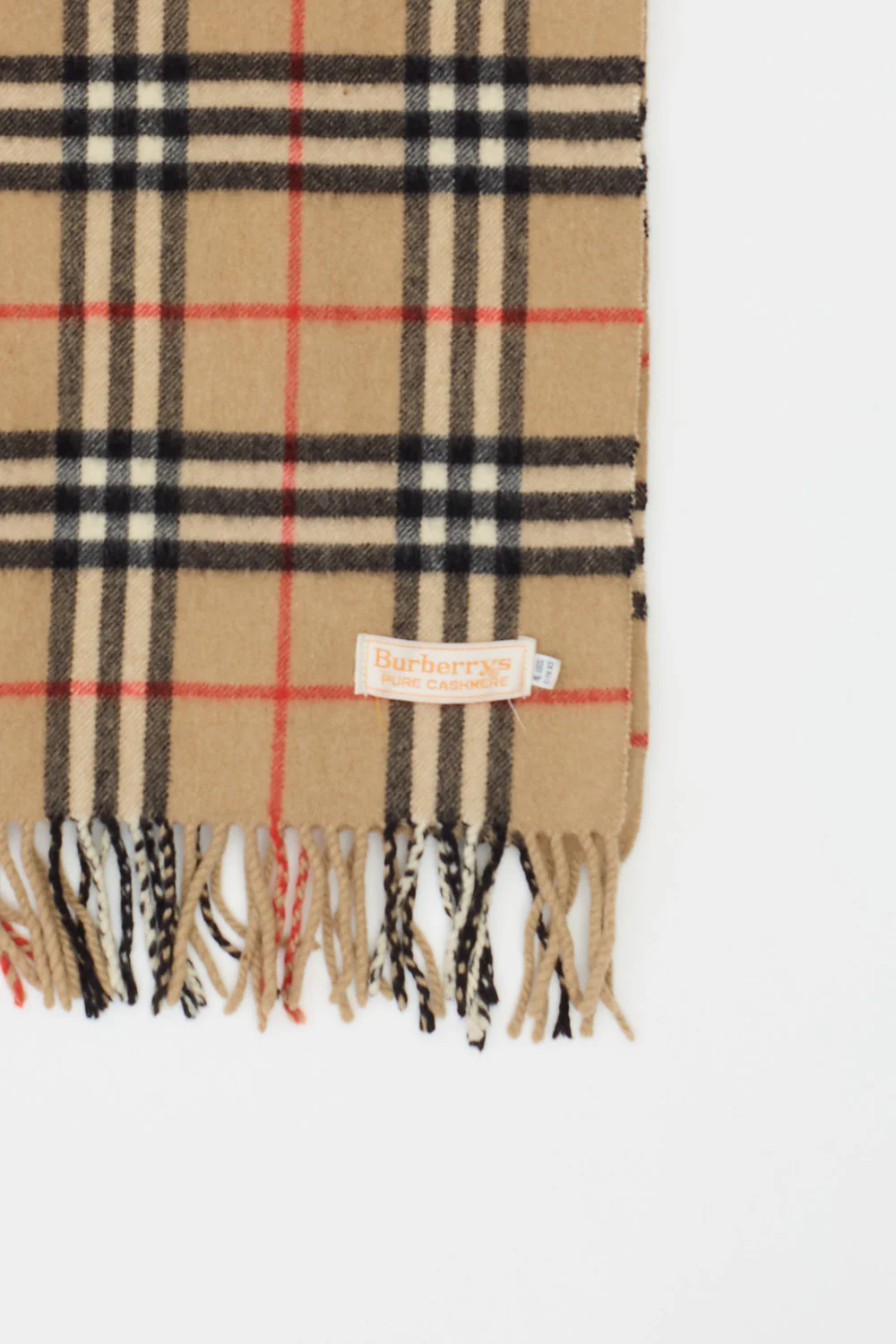 90's Burberry Cashmere Scarf (OneSize) - Image 3
