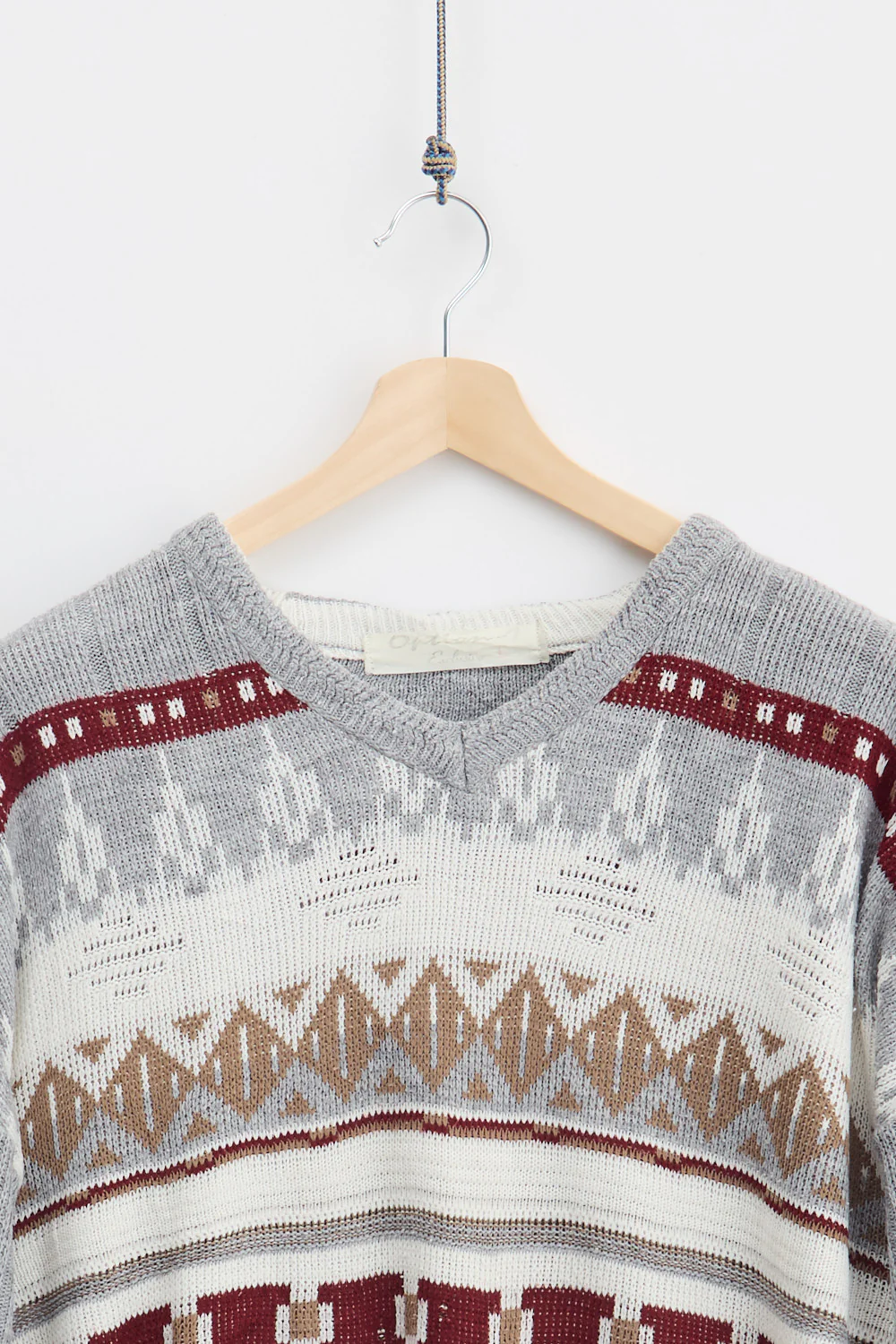Traditional Wool Knit Sweater (XL) - Image 2