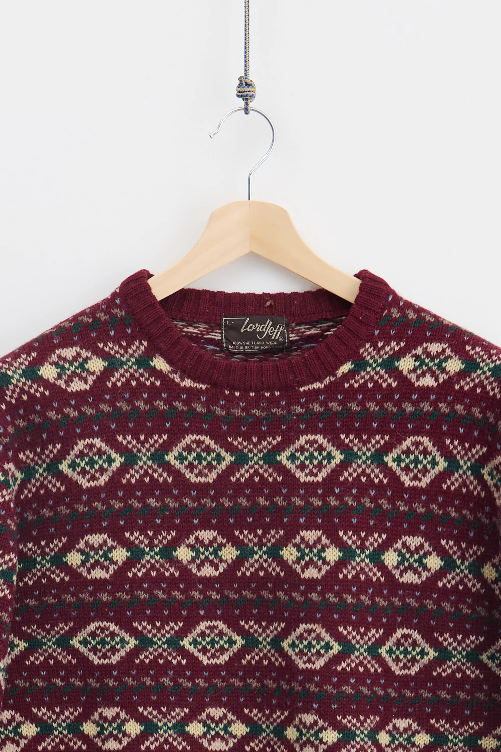 Traditional Wool Knit Sweater (L) - Image 2