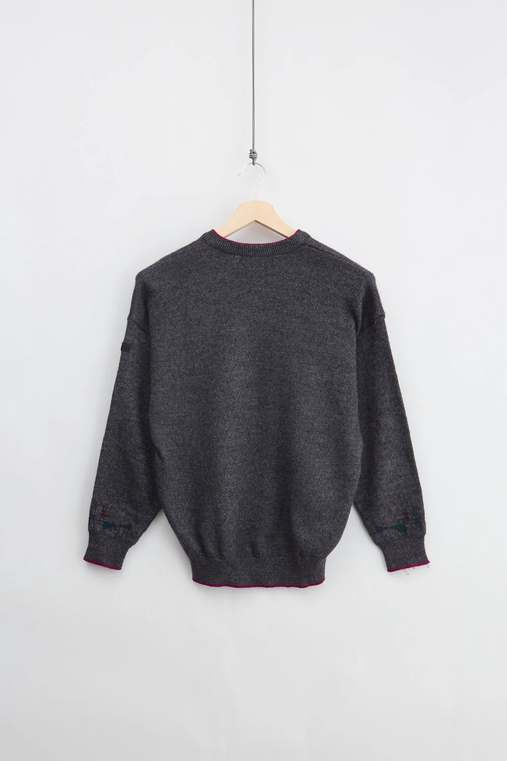 Jaquard Wool Knit Sweater (M) - Image 3